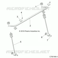 SUSPENSION, FRONT, BARRA DI STABILIZZAZIONE