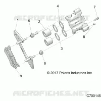 FRENO POSTERIORE CALIPER