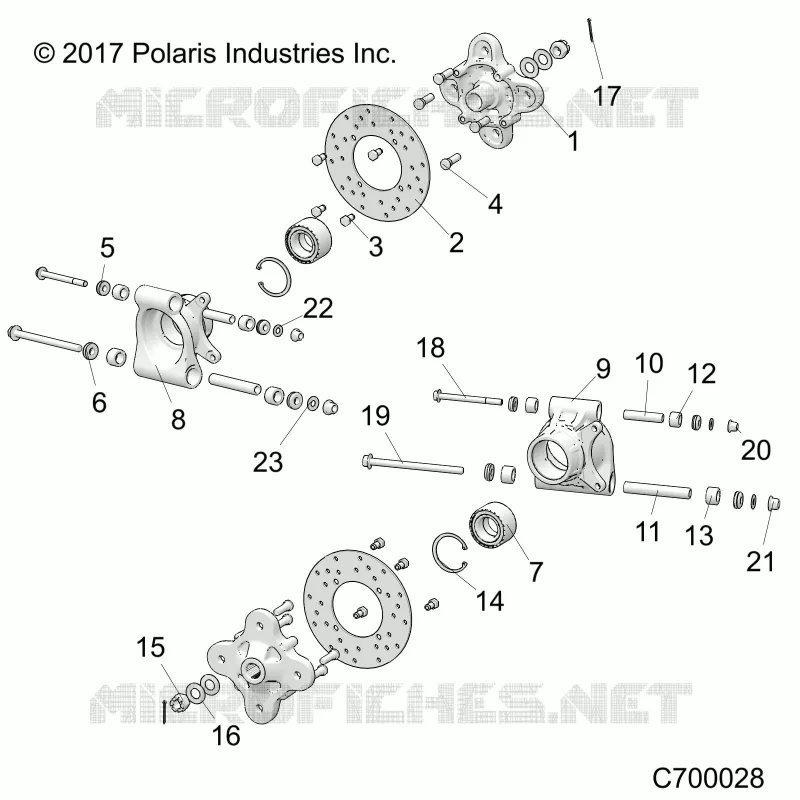 SUSPENSION, PORTAPACCHI POSTERIORE