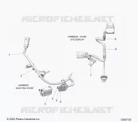 ELETTRICO, WIRE HARNESS, HOOD, ELEC. START