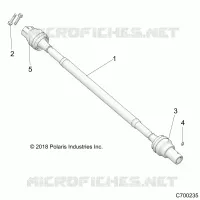 TRASMISSIONE, REAR PROP SHAFT