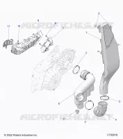 TRASMISSIONE, CLUTCH COVER DUCTING