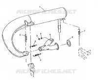 IMPIANTO DI SCARICO 500 INDY 0982764(A)(B) and EUROPEAN 500 INDY E982764A (4942104210C005)