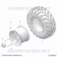 RUOTAS, REAR TIRE
