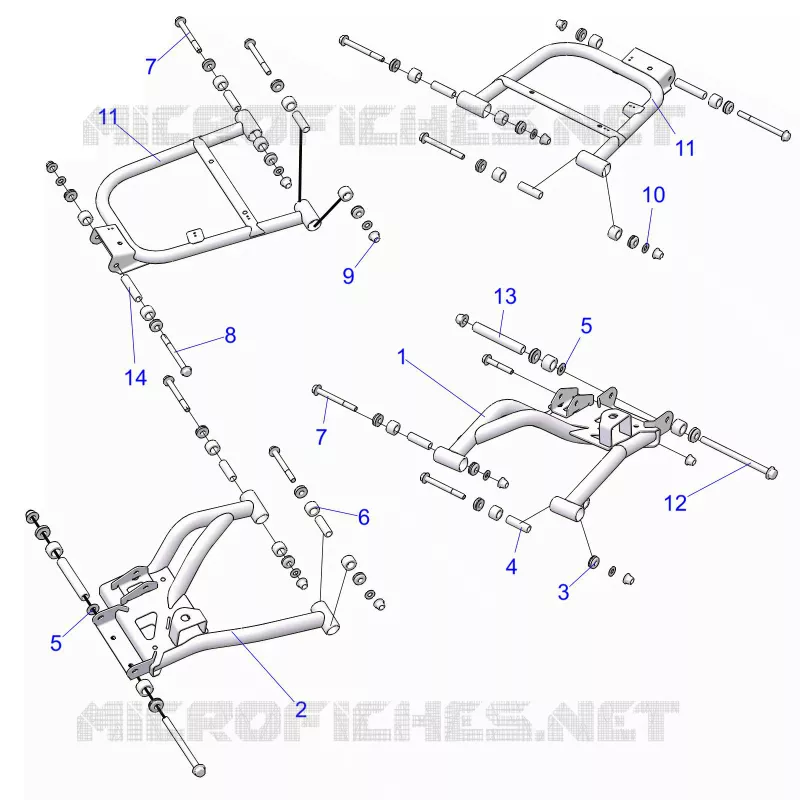 SOSPENSIONE POSTERIORE CONTROL ARMS