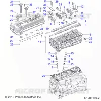 ENGINE, HEAD ASM AND VALVOLE