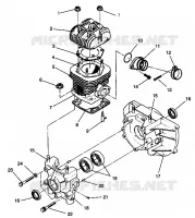 CARTER and CILINDRO STARLITE GT 0943127 (49250125010032)