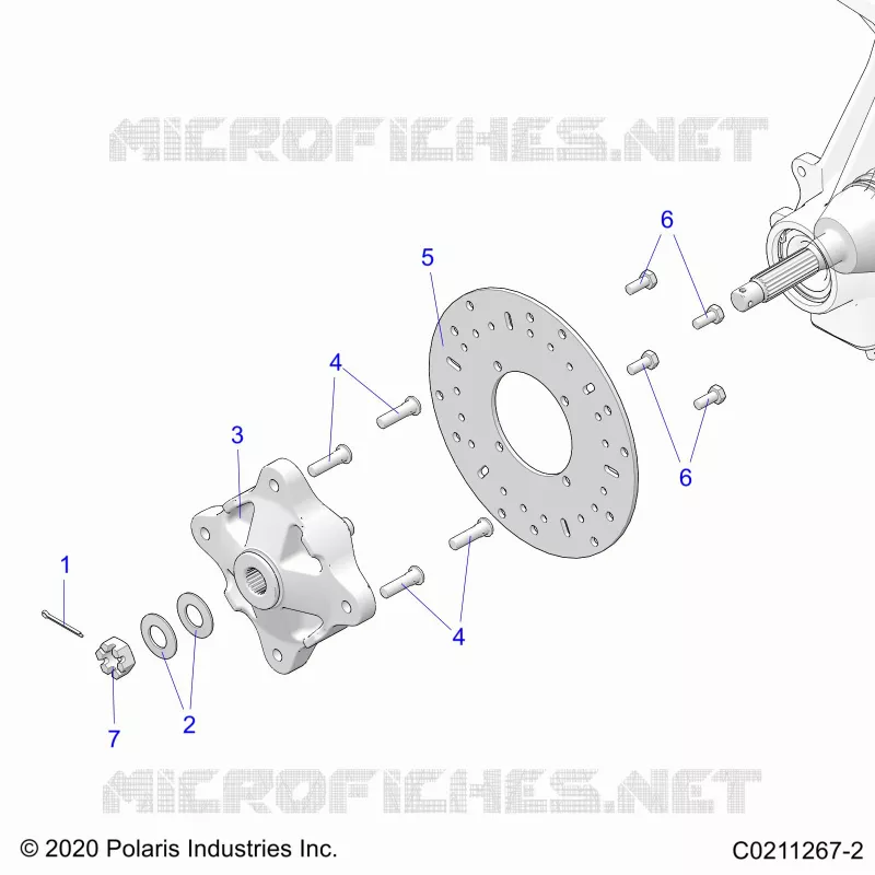 SOSPENSIONI ANTERIORI HUB AND BRAKE DISC
