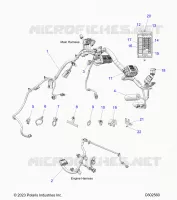ELETTRICO, WIRE HARNESS, CHASSIS/FUSE BLOCK, ENGINE
