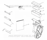 KIT DI STRUMENTI 500 CARB 0962764, 500 CARB SKS 0962564, EUROPEAN 500 CARB SKS E962 (4931873187B009)