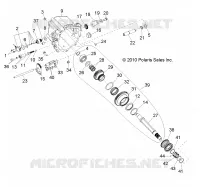 TRASMISSIONE, PRINCIPALE SCATOLA INGRANAGGI INTERNAL COMPONENTS 2