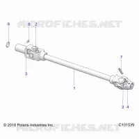 TRASMISSIONE, FRONT PROP SHAFT