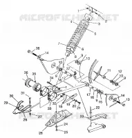 SWING ARM   SHOCK SWEDISH 4X4 400L S948140 (4926912691C001)