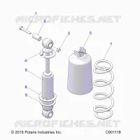 SUSPENSION, SHOCK ANTERIORE TRACK (7043995)