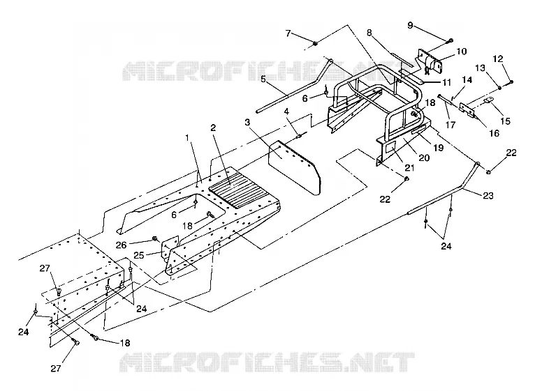 ESTENSIONE RACK   TUNNEL LITE GT/0933133 AND STARLITE GT/0933127 (4923232323005A)