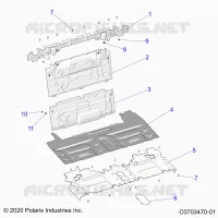 CARROZZERIA POSTERIORE CLOSEOFF, CENTER PANELS