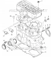 CILINDRO 500 0972764, EUROPEAN 500 E972764, 500 SKS 0972564, EUROPEAN 500 S (4938393839D001)