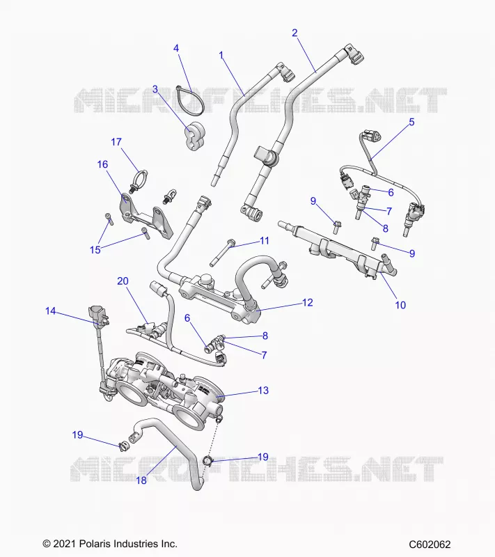 SISTEMA DI ALIMENTAZIONE CARBURANTE, RAIL, LINES AND THROTTLE BODY