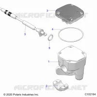 TIMONE, CONTROLS, THROTTLE ASM. AND CABLE