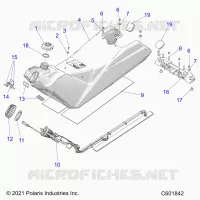 SISTEMA DI ALIMENTAZIONE CARBURANTE, FUEL TANK ASM.