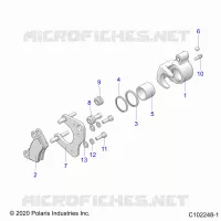 BRAKES, PINZA POSTERIORE