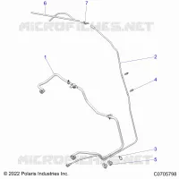 BODY, CARBURANTE LINES, STD.