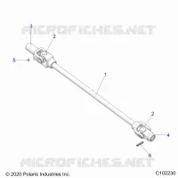 TRASMISSIONE, FRONT PROP SHAFT