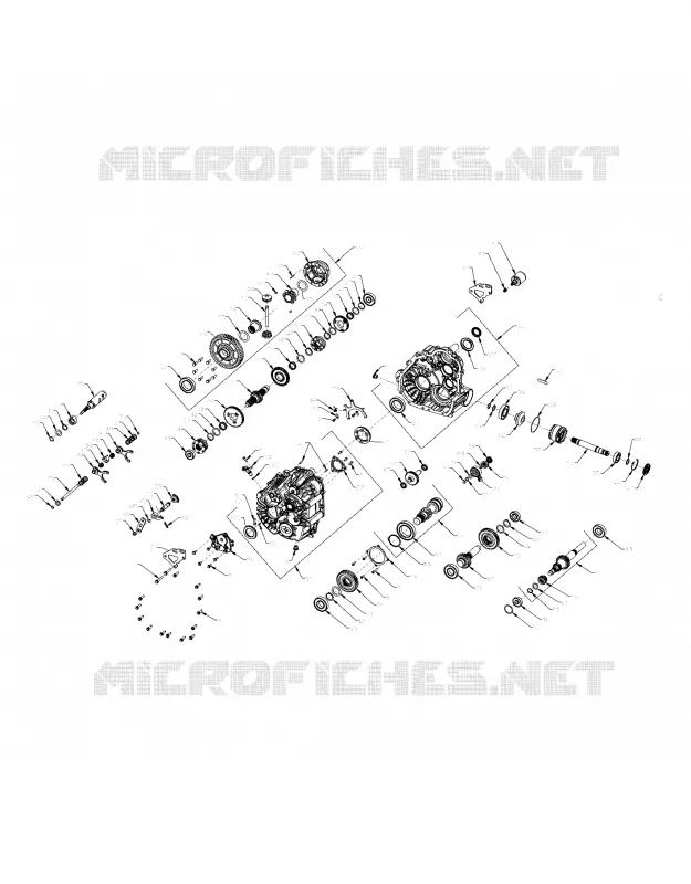 DRIVE TRAIN, PRINCIPALE SCATOLA INGRANAGGI INTERNALS