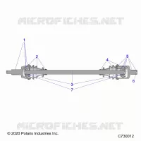 TRASMISSIONE, FRONT HALF SHAFT