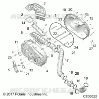 DRIVE TRAIN, COPERCHIO FRIZIONE AND DUCTING
