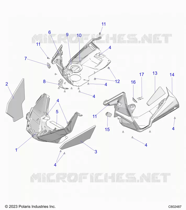 NOSEPAN ASM./FENDERS