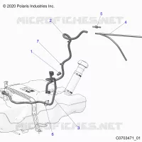 SISTEMA DI ALIMENTAZIONE CARBURANTE, FUEL LINES, STANDARD