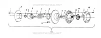 FRIZIONE DRIVEN XLT RMK 0960956, XLT SKS 0960556 and EUROPEAN XLT SKS E960556 (4931813181C004)