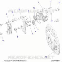 BRAKES, PINZA FRENO POSTERIORE