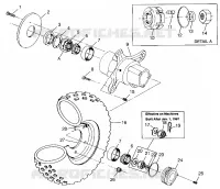 RUOTA ANTERIORE  Scrambler 500 W97BC50A (4943074307B006)