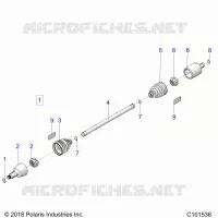 TRASMISSIONE, DRIVE SHAFT, FRONT