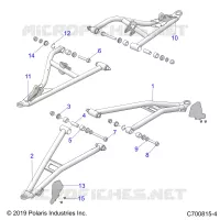 SOSPENSIONI ANTERIORI CONTROL ARMS