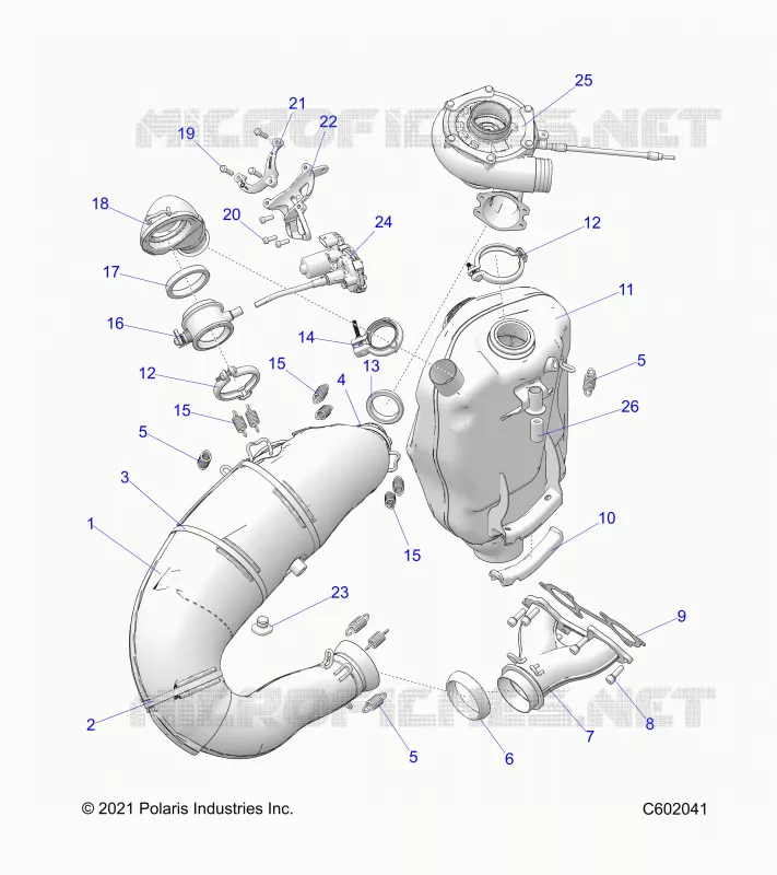 ENGINE, IMPIANTO DI SCARICO AND TURBO ASM.