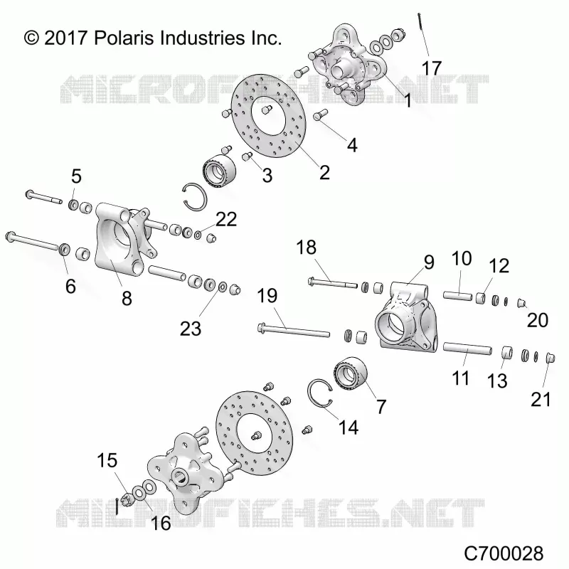 SUSPENSION, PORTAPACCHI POSTERIORE