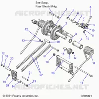 SUSPENSION, POSTERIORE COPPIA ARM