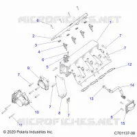 ASPIRAZIONE MANIFOLD, FUEL RAIL AND RELATED