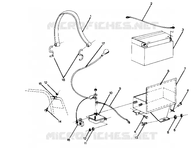 ELECTRIC START COMPONENTS Trail ES and Deluxe (4914161416023A)
