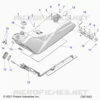 SISTEMA DI ALIMENTAZIONE CARBURANTE, FUEL TANK ASM.