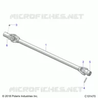 TRASMISSIONE, PROP SHAFT, FRONT