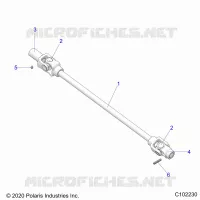 TRASMISSIONE, FRONT PROP SHAFT