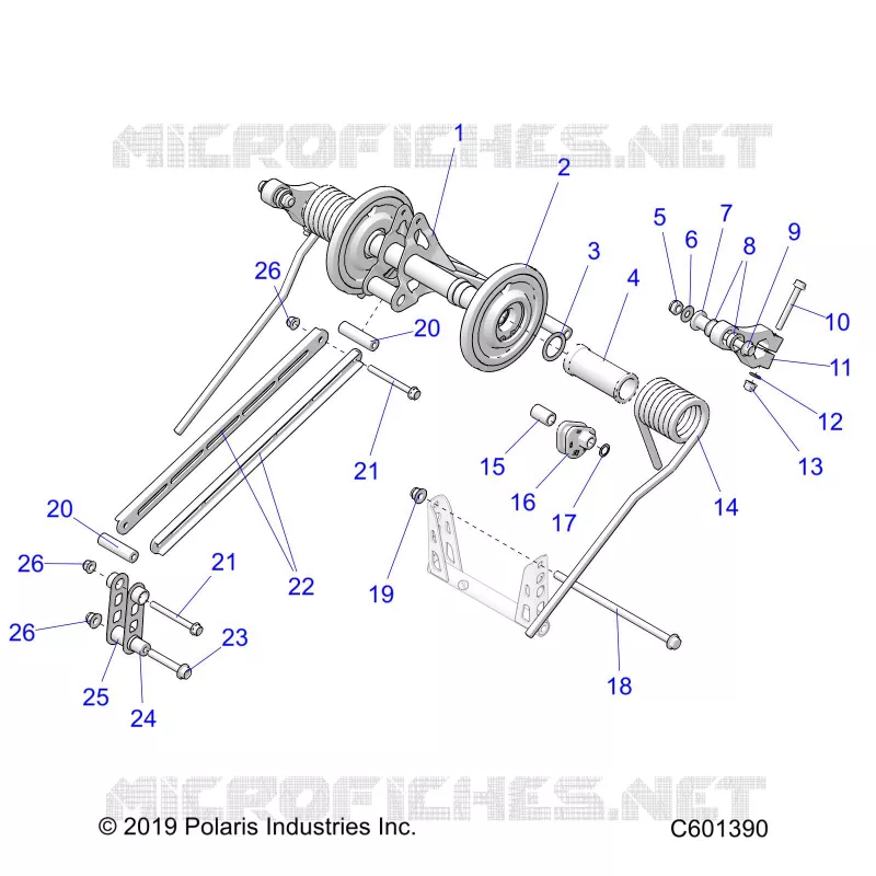 SUSPENSION, POSTERIORE COPPIA ARM