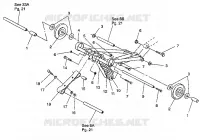 ANTERIORE COPPIA ARM TRAIL / 0930761 and  TRAIL DELUXE / 0930243 (4923222322023A)