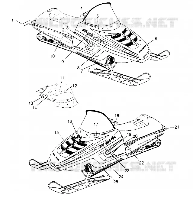 DECALS 500 CARB 0952764 (4929192919A012)