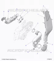 TRASMISSIONE, CLUTCH COVER DUCTING