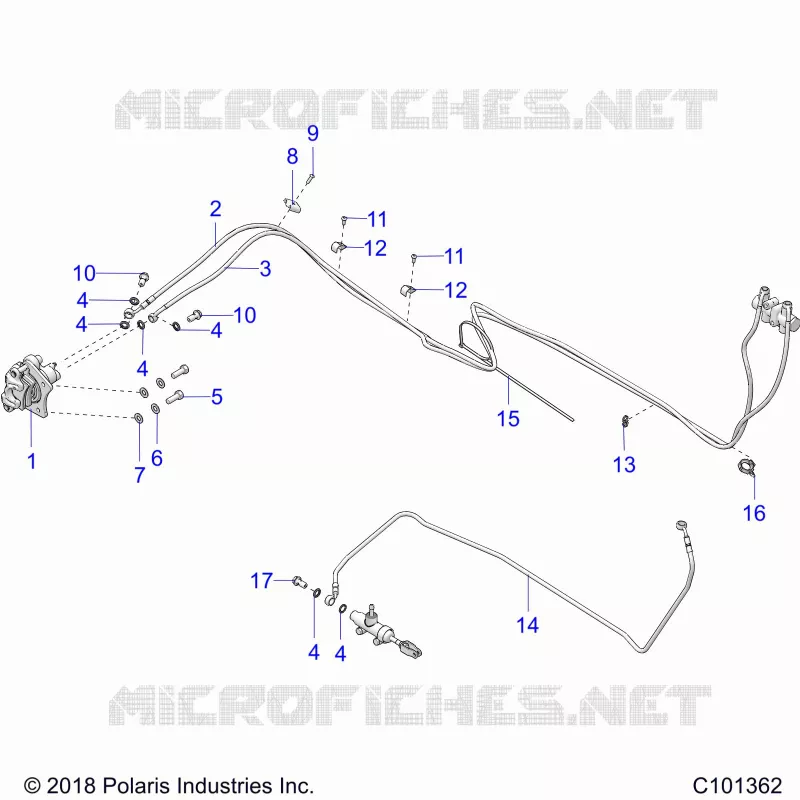 BRAKES, LINEE FRENO POSTERIORE